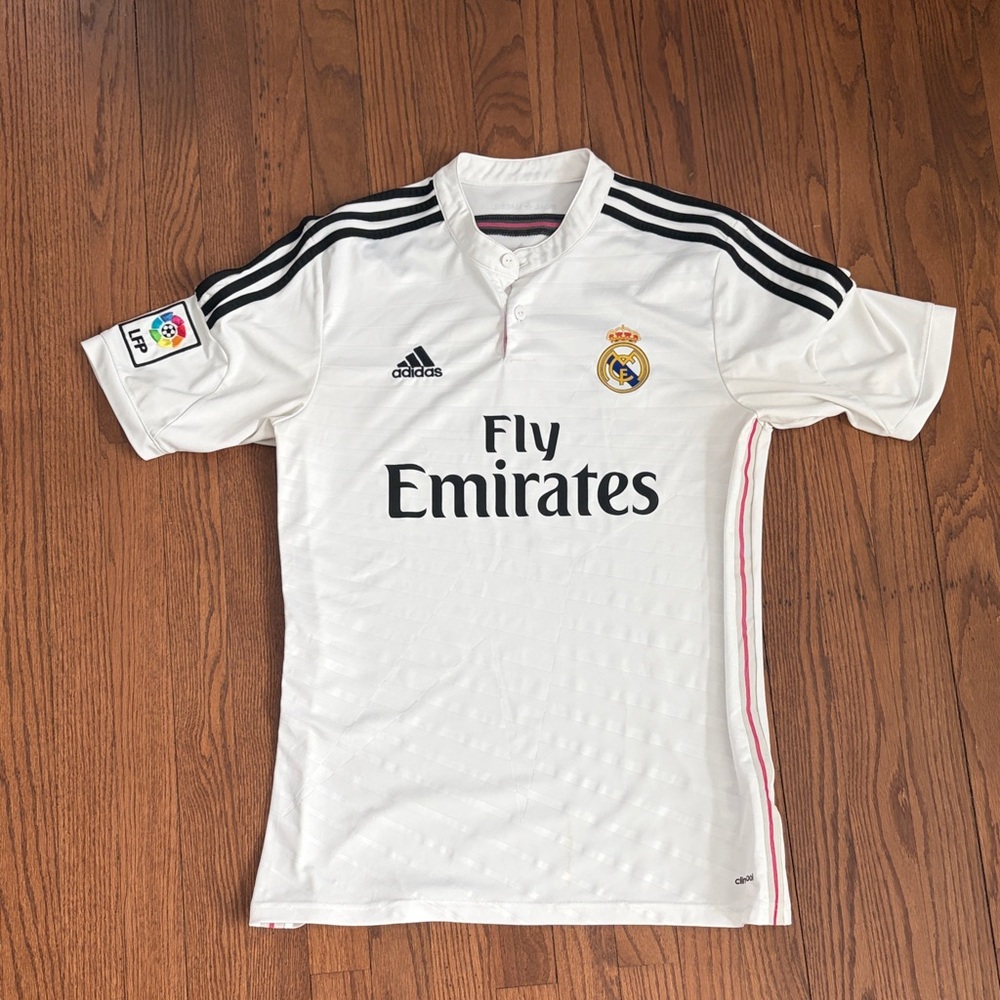 Adidas Real Madrid White and Black Soccer Jersey